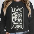Introvert's Peaceful Solitude Graphic Leave Me Alone Quiet Unisex Sweatshirt