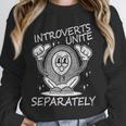 Introverts Unite Anti-Social Shy Person Joke Unisex Sweatshirt
