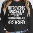 Introverts Unite Quiet Observer Introverted Antisocial Unisex Sweatshirt