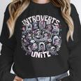 Introverts Unite Quirky Solitude Unisex Sweatshirt
