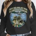 Just Let Me And My Dog By Lake Fishing Introvert Lifestyle Unisex Sweatshirt