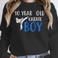 Karate Boy 10 Year Old Kids Shirt Graduation Unisex Sweatshirt