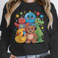 Kidcore Aesthetic Retro Vibes Colorful Cartoon Nostalgia Unisex Sweatshirt