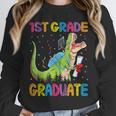 Kids 1st Grade Graduate Dinosaur Trex 1st Grade Graduation Unisex Sweatshirt