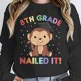 Kids 8th Grade Nailed It Monkey Graduation Unisex Sweatshirt