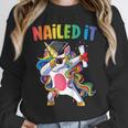 Kids Kindergarten Graduation Shirt Unicorn Graduate Nailed It Unisex Sweatshirt