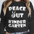 Kids Peace Out Kindergarten For Graduation Unisex Sweatshirt