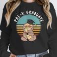 Kids Pre-K Graduate Sloth Cap And Gown Cute Preschool Graduation Unisex Sweatshirt