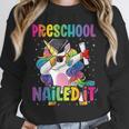 Kids Preschool Graduate Unicorn Nailed It Preschool Graduation Unisex Sweatshirt