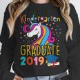 Kids Unicorn Kindergarten Graduation Graduate Shirt Unisex Sweatshirt