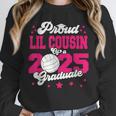 Lil Cousin Of a 2025 Graduate Prom Graduation 25 VolleyBall Unisex Sweatshirt
