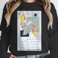Little Miss Muffet Reading a Picture Book Unisex Sweatshirt