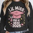 Little Miss Pre-K Grad 2025 Preschool Graduation Girls Kids Unisex Sweatshirt