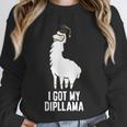LLama Graduation I Got My Dipllama Cute Llama Unisex Sweatshirt