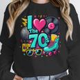 I Love The 70s Vintage Cassette Roller Vinyl Nostalgia 70s Unisex Sweatshirt