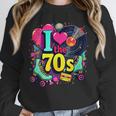 I Love The 70s Vintage Cassette Roller Vinyl Nostalgia 70s Unisex Sweatshirt