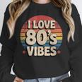 I Love 80’s Vibes Retro 80s Style Vintage Sunset Nostalgia Unisex Sweatshirt