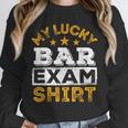 My Lucky Bar Exam Shirt Lawyer Law School Graduation Unisex Sweatshirt