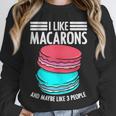 Macaroons Dessert Antisocial Introvert Pastries Food Lover Unisex Sweatshirt Macaroons Dessert Antisocial Introvert Pastries Food Lover Unisex Sweatshirt