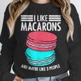 Macaroons Dessert Antisocial Introvert Pastries Food Lover Unisex Sweatshirt Macaroons Dessert Antisocial Introvert Pastries Food Lover Unisex Sweatshirt