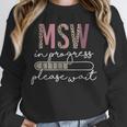 Master Social Worker MSW Graduation Social Work Student Unisex Sweatshirt