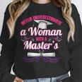 Master University Degree Master Graduation Party Girl Unisex Sweatshirt