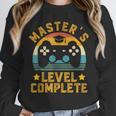 Master's Level Complete Vintage Video Gamer Graduation Unisex Sweatshirt