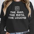 Math Teacher Shirts The Legend Graduation Retirement Unisex Sweatshirt