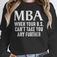 MBA For Men Women Master Degree Graduation Day Unisex Sweatshirt