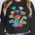 Memes Speak Louder Introvert Anti People Meme Lovers Quiet Unisex Sweatshirt