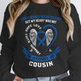 In Memory Of Cousin Colon Cancer Awareness Uplifting Unisex Sweatshirt