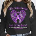 In Memory Of My Daughter Overdose Awareness Angel Wing Unisex Sweatshirt In Memory Of My Daughter Overdose Awareness Angel Wing Unisex Sweatshirt