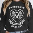 In Memory Of Great Aunt Lung Cancer Awareness Products Unisex Sweatshirt
