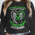 In Memory Of Great Grandma Non Hodgkins Lymphoma Awareness Unisex Sweatshirt
