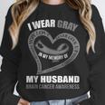 In My Memory Of My Husband BRAIN CANCER AWARENESS Unisex Sweatshirt
