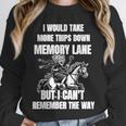 Memory Lane Trips Can't Remember Way Forgetful Grandma Horse Unisex Sweatshirt