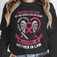 In Memory Of My Loving Mother In Law Breast Cancer Memorial Unisex Sweatshirt In Memory Of My Loving Mother In Law Breast Cancer Memorial Unisex Sweatshirt