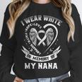 In Memory Of My Nana Lung Cancer Awareness Graphic Unisex Sweatshirt