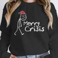 Merry Crisis Christmas Introvert Unisex Sweatshirt Merry Crisis Christmas Introvert Unisex Sweatshirt