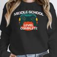 Middle School Graduation Gaming Vintage Level Complete Unisex Sweatshirt