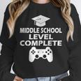 Middle School Level Complete Gamer Graduation Day 2024 Unisex Sweatshirt