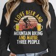 Mountain Biking Beer Drinking Introvert Sayings For Cyclist Unisex Sweatshirt