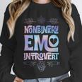 Nonbinary Emo Introvert Pride Trendy Mystic Teen Goth Style Unisex Sweatshirt Nonbinary Emo Introvert Pride Trendy Mystic Teen Goth Style Unisex Sweatshirt