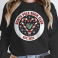 North Pole Book Club Shirt Candy Cane Christmas Unisex Sweatshirt