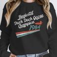 Nostalgia 80s Duck Goose Distressed Unisex Sweatshirt