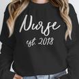NURSE EST 2018 New Nursing School Graduation Shirt Unisex Sweatshirt