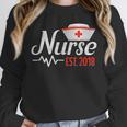 Nurse Nursing School Graduation Est 2018 Shirt Unisex Sweatshirt