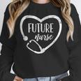 Nurse Nursing Student Graduation Stethoscope Vintage Unisex Sweatshirt