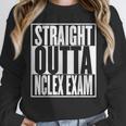 Nurse The Straight Outta NCLEX Graduation RN Gift Tshirt Unisex Sweatshirt