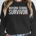 Nursing School Survivor- For Nurses-RN Graduation Unisex Sweatshirt